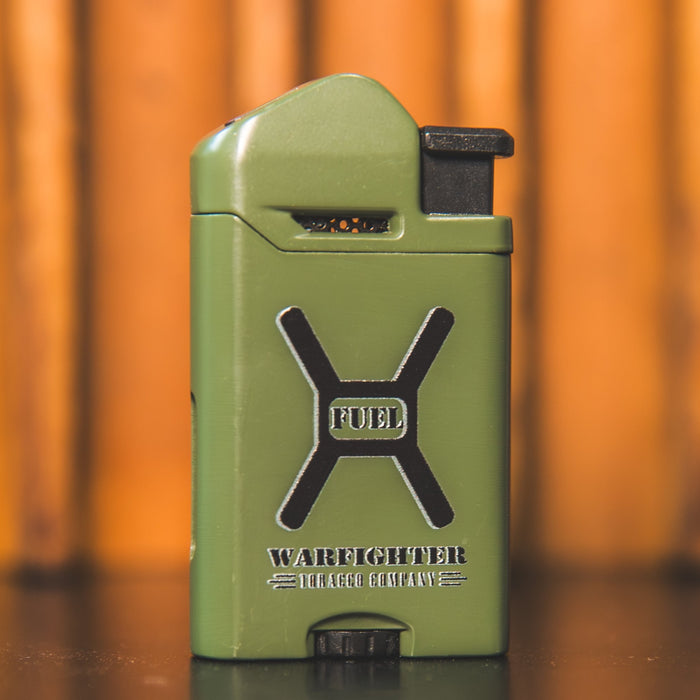 Warfighter Green Fuel Can Flat Flame Lighter