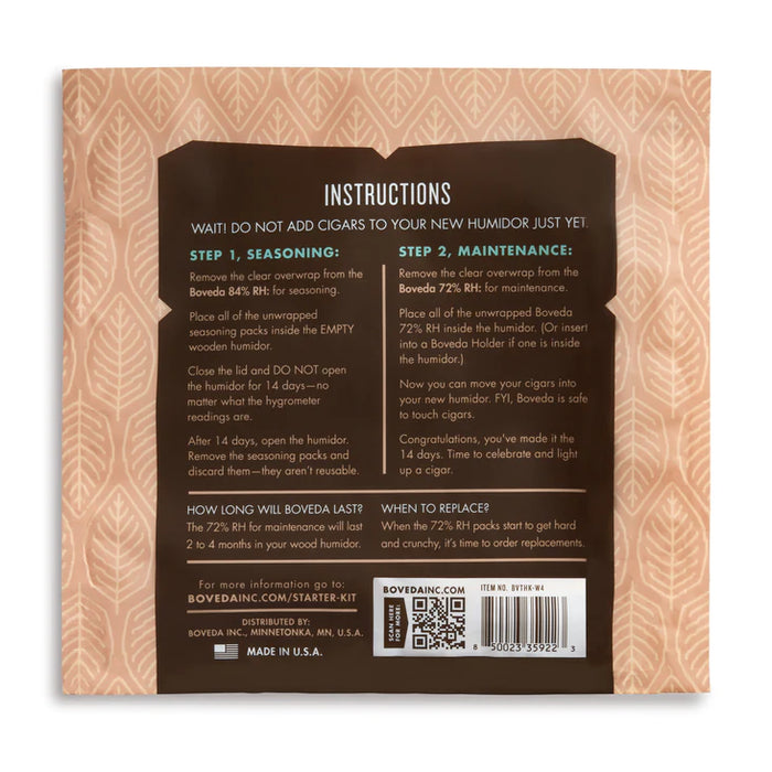 Boveda 100-Count Humidor Starter Kit