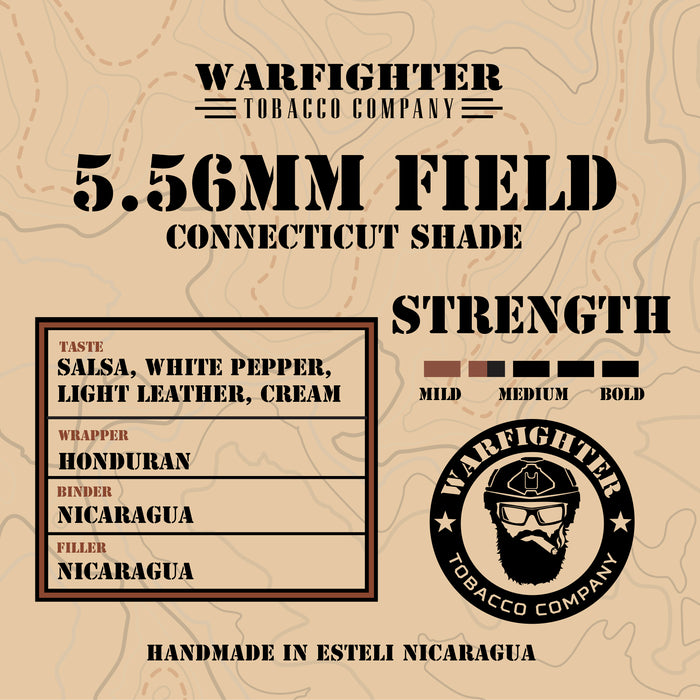 5.56 MM Field Connecticut Shade Cigar