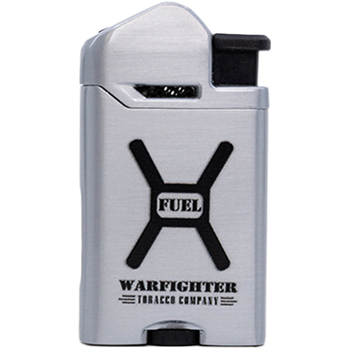 Warfighter Silver Fuel Can Flat Flame Lighter